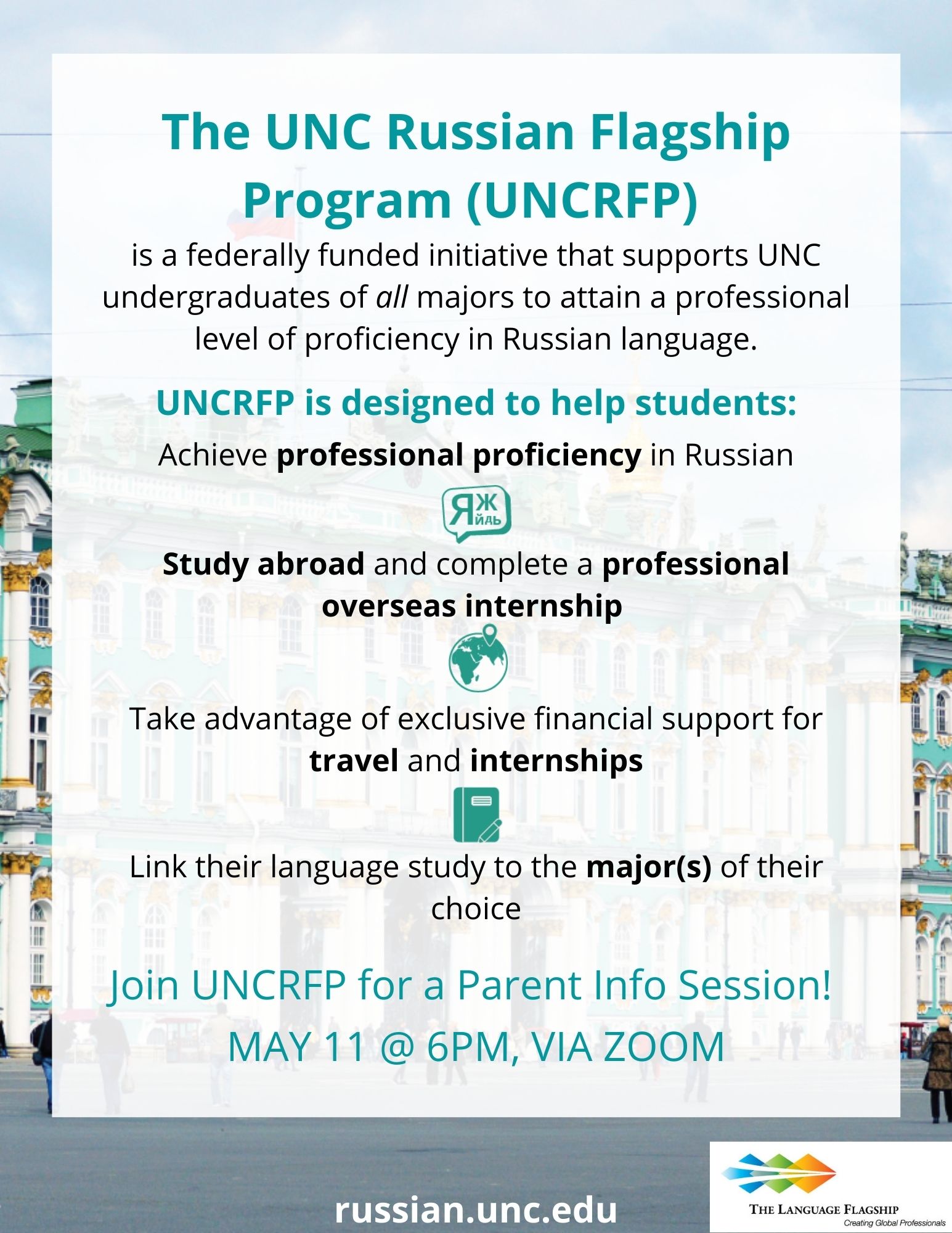 Russian Flagship Program Join the UNC Russian Flagship Program for a | UNC Family Experience