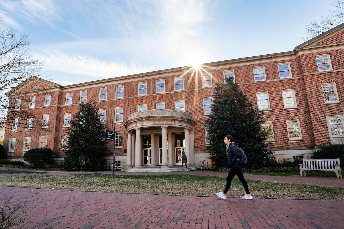 Photo of a brick building called Peabody Hall, the home of UNC's College of Education